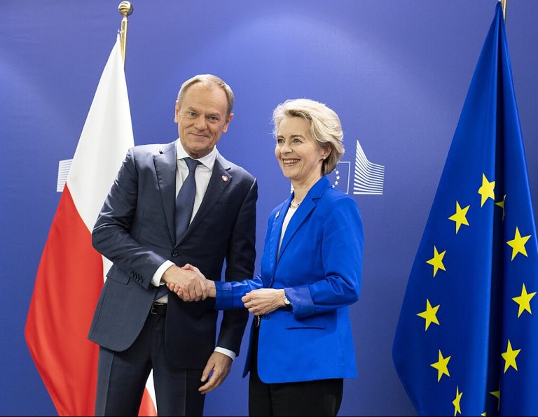 Donald Tusk, Ursula von der Leyen
