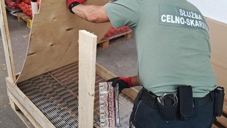 kontrabanda papierosów w cebuli