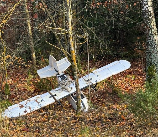 Dron z nielegalnymi papierosami