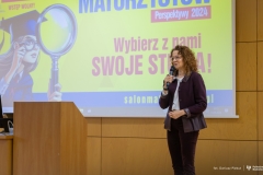 prof. Marta Kosior-Kazberuk, rektor Politechniki Białostockiej, Białostocki Salon Maturzystów Perspektywy 2024, fot. D. Piekut