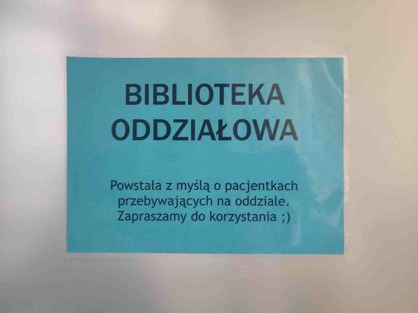 Biblioteczka w Uniwersyteckim Centrum Onkologii, fot. Hanna Kość
