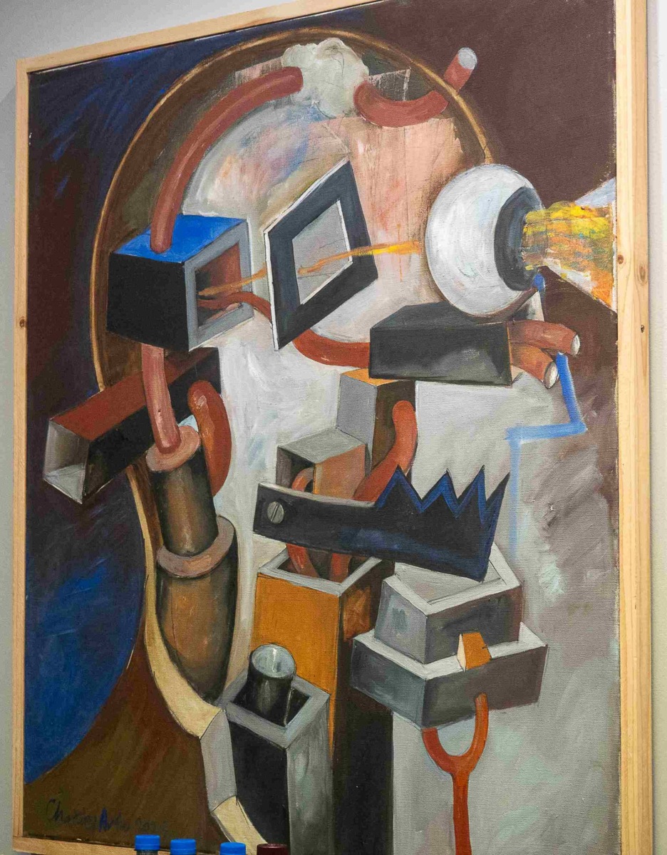 Artur Chaciej Anatomia głowy, fot. Jerzy Doroszkiewicz