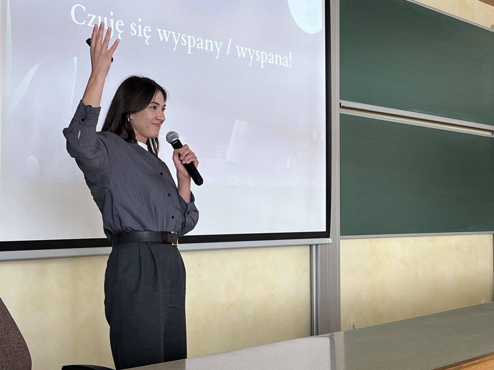 Podczas wykładu Daria Łukowska dzieliła się praktycznymi wskazówkami i wynikami badań naukowych, fot. A. Jakuć