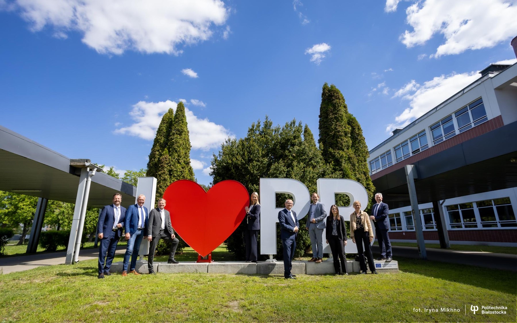 Delegacja parlamentarzystów z Dolnej Austrii w Politechnice Białostockiej, fot. Iryna Mikhno / Politechnika Białostocka
