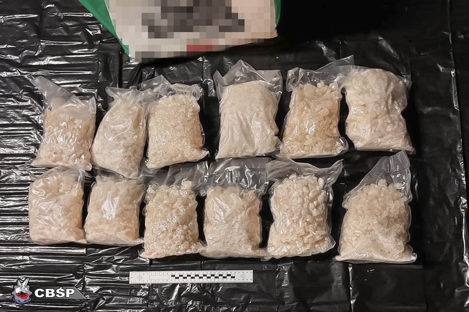 Ponad 11 kilogramów narkotyków zabezpieczyli funkcjonariusze CBŚP podczas ostatniej realizacji. Fot. CBŚP