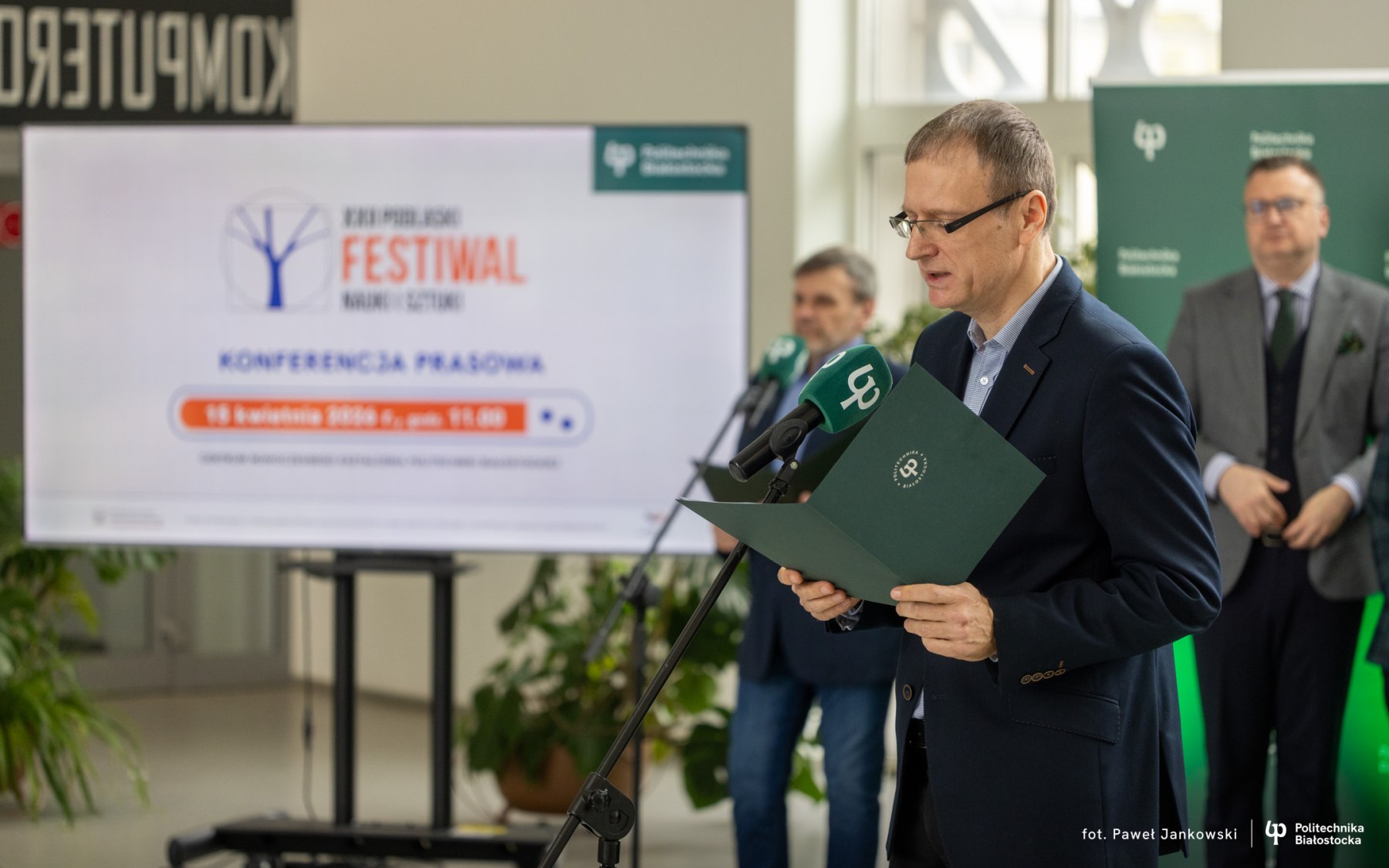 2026-04-15 XXII Podlaski Festiwal Nauki i Sztuki – konferencja prasowa, fot. Paweł Jankowski PB
