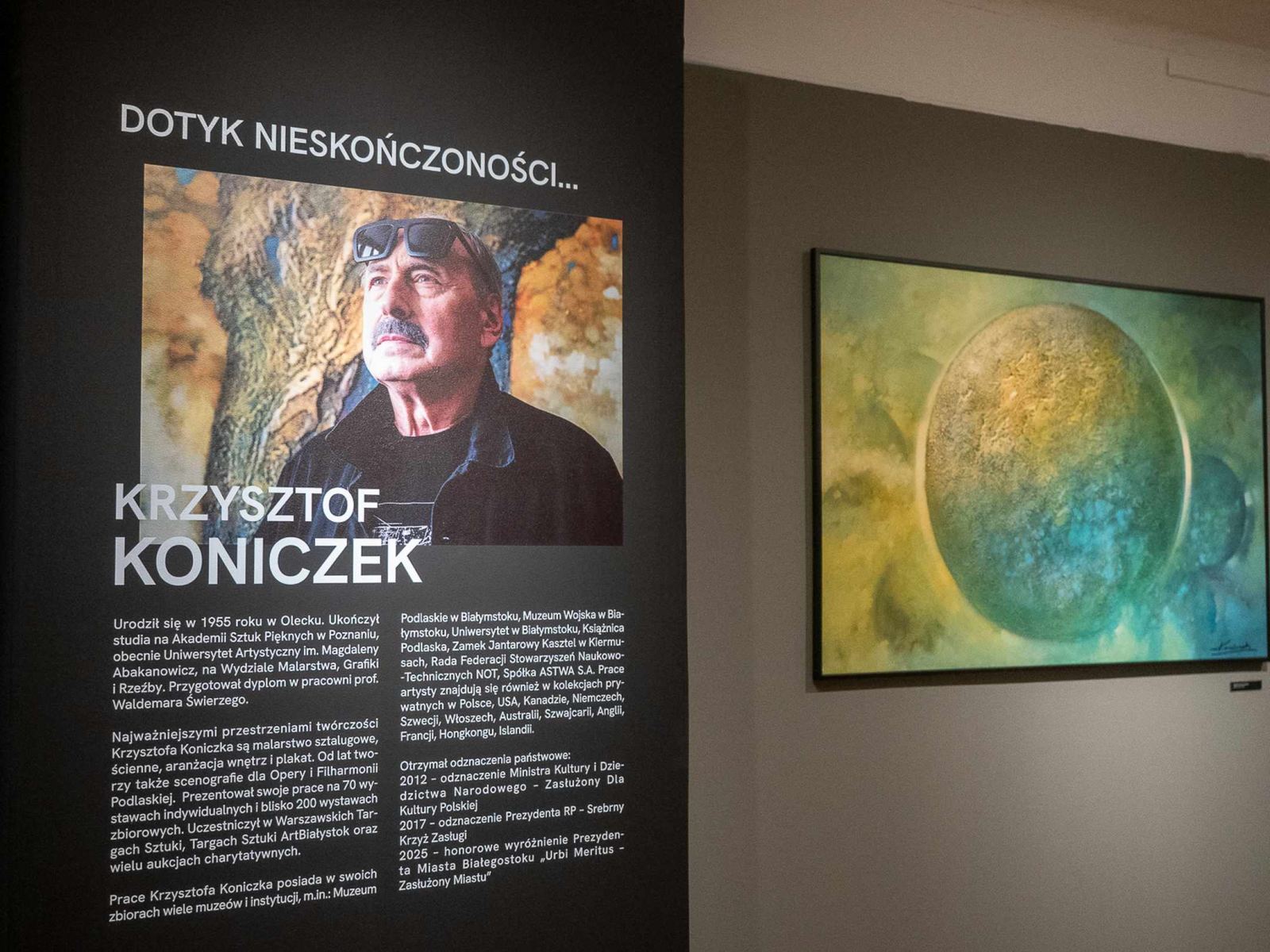 Krzysztof Koniczek Dotyk nieskończoności, fot. Jerzy Doroszkiewicz