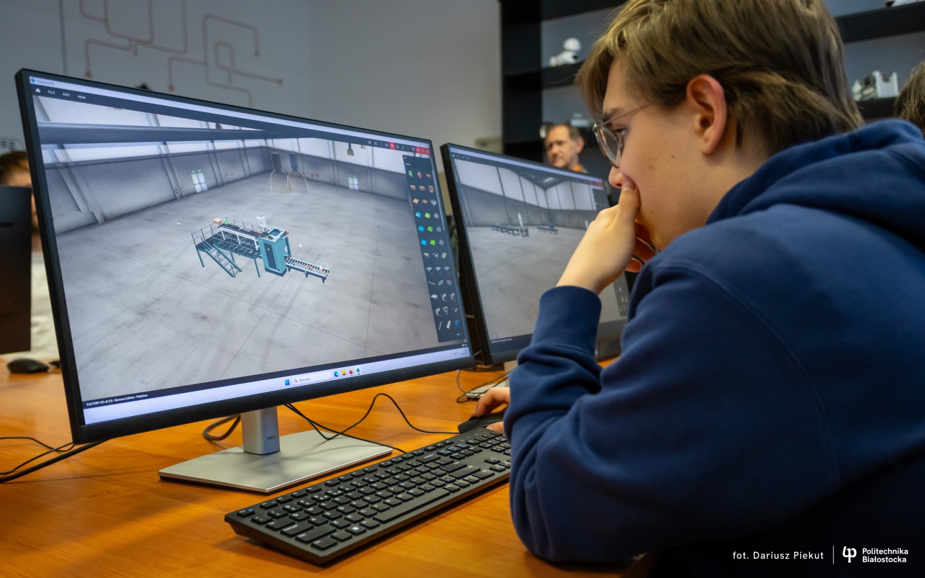 2025-05-20-Otwarcie-Laboratorium-Przemysłowej-Autonomizacji-i-Cyfrowej-Produkcyjna-WE-fot-Dariusz-Piekut-PB