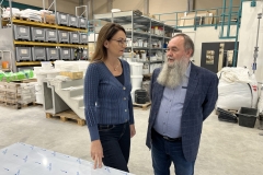 Wizyta władz PB w laboratorium budowlanym Uniwersytetu Technicznego w Chemnitz, Adam Jakuć