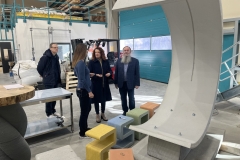 Wizyta władz PB w laboratorium budowlanym Uniwersytetu Technicznego w Chemnitz, Adam Jakuć