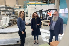Wizyta władz PB w laboratorium budowlanym Uniwersytetu Technicznego w Chemnitz, fot. Adam Jakuć