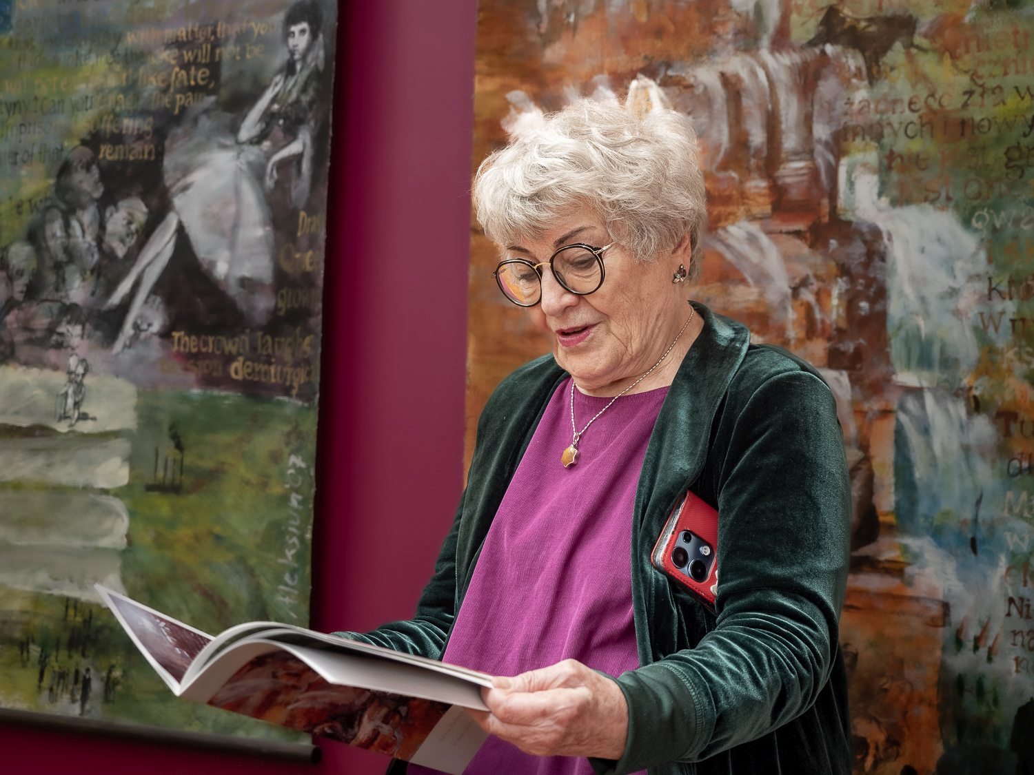 Galeria im. Sleńdzińskich. Mira Żelechower-Aleksiun, fot. Jerzy Doroszkiewicz