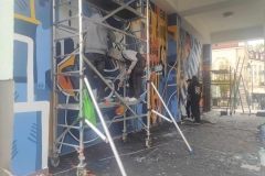 Mural studenta Politechniki Białostockiej, fot. Hanna Kość