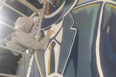 Mural studenta Politechniki Białostockiej, fot. Hanna Kość