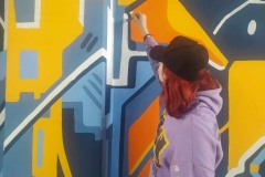 Mural studenta Politechniki Białostockiej, fot. Hanna Kość