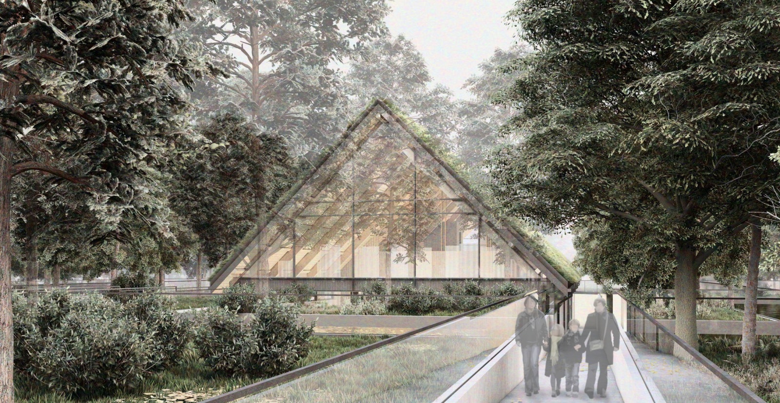 Projekt Muzejon. Muzeum Pamięci Romów - wizualizacja. Autor: T