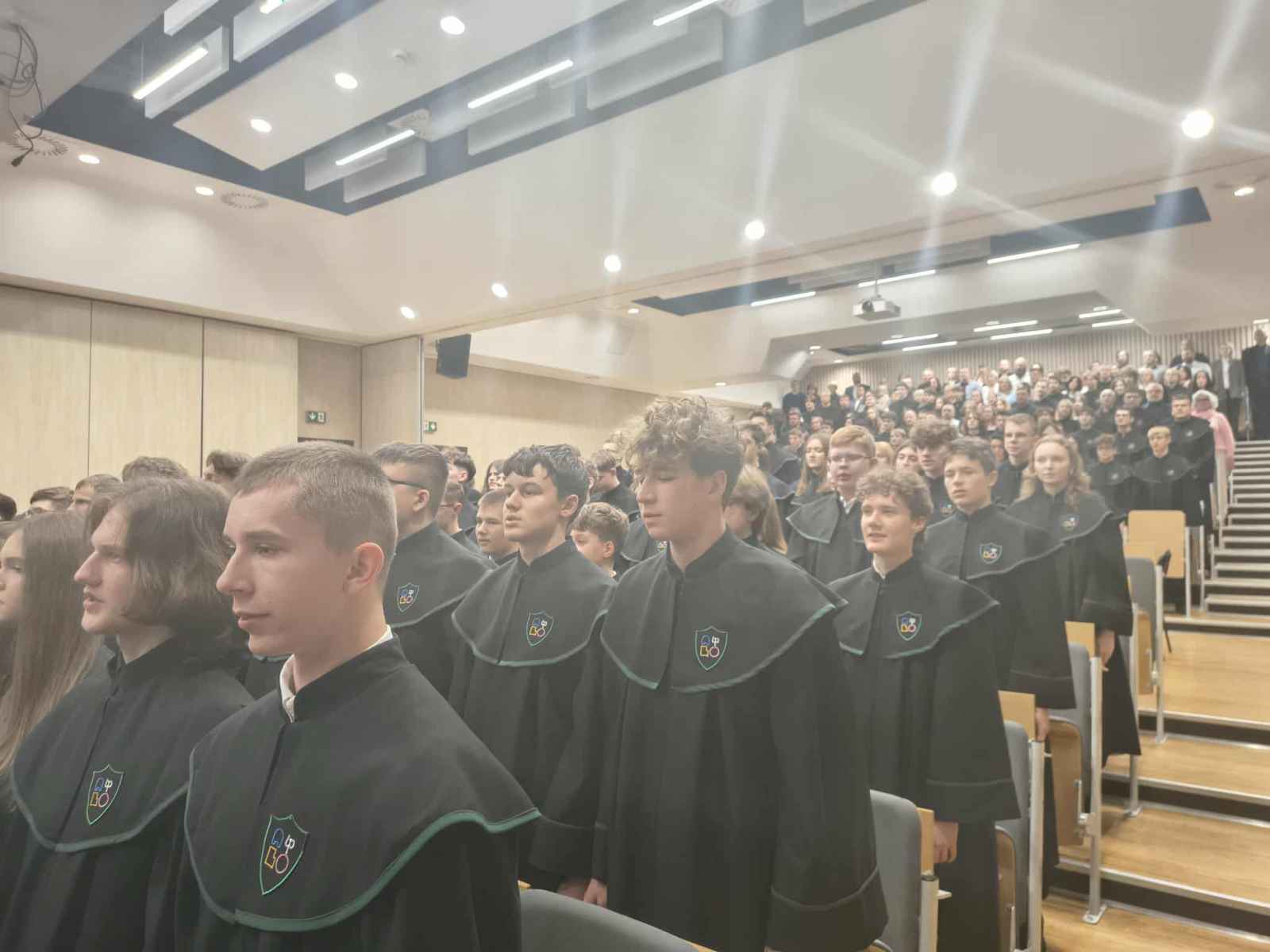 Pasowanie pierwszoklasistów ALO PB, fot. Hanna Kość