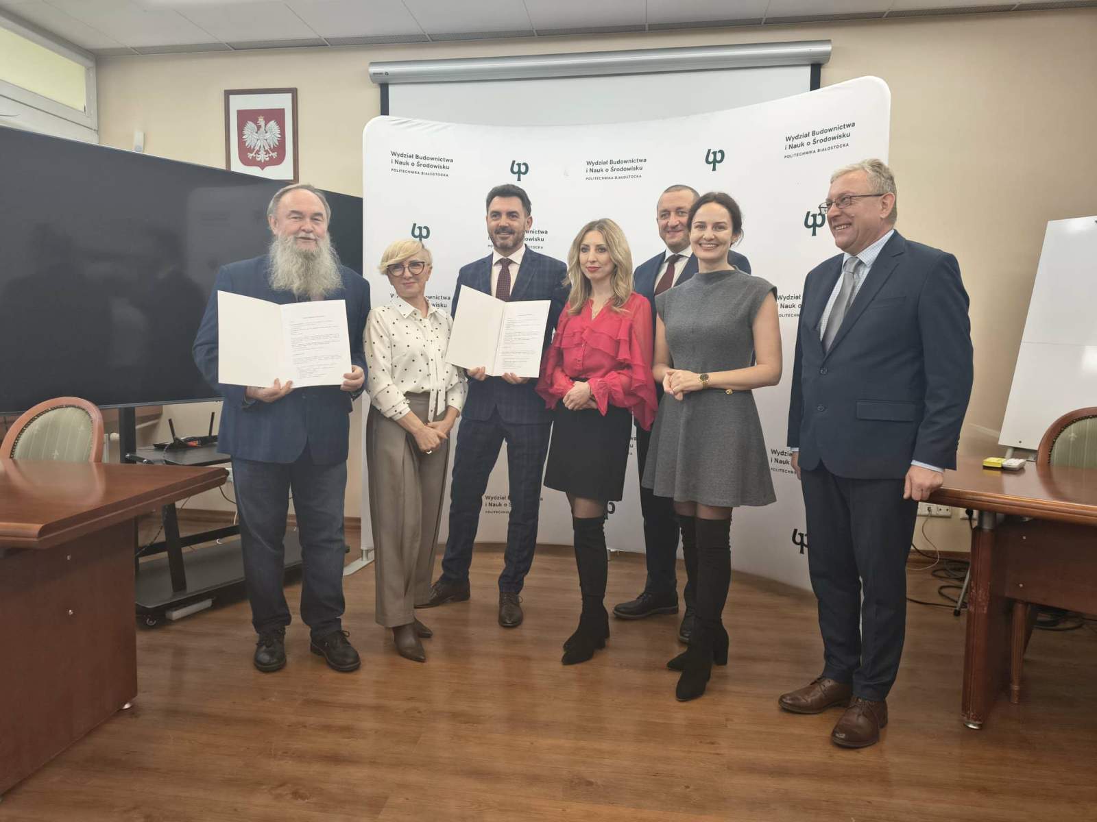 Porozumienia pomiędzy Politechniką Białostocką a Hydro-Vacuum, fot. Hanna Kość