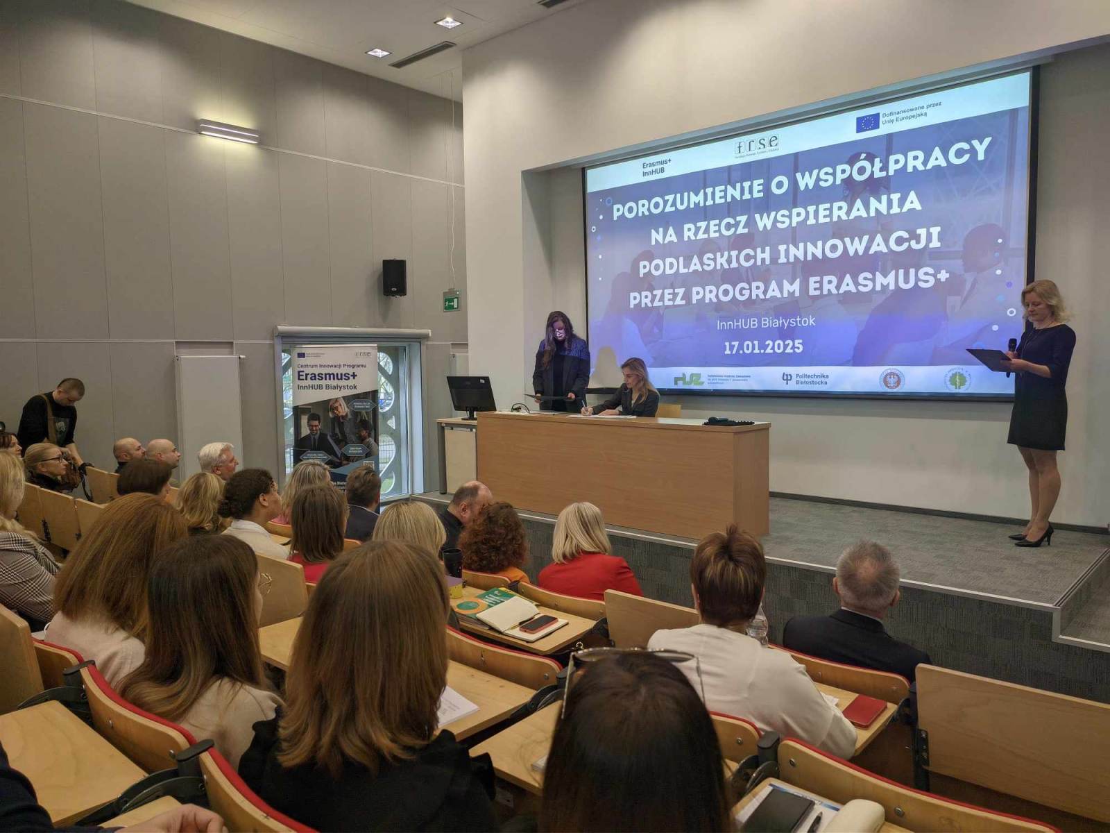 Porozumienie o współpracy podlaskich uczelni z Inn HUB Białystok, fot. Hanna Kość