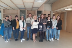 Podpis: Dr hab. inż. Joanna Mystkowska, prof. PB, podczas spotkania z zespołem realizującym projekt ACROSS na Uniwersytecie w Perpignan.