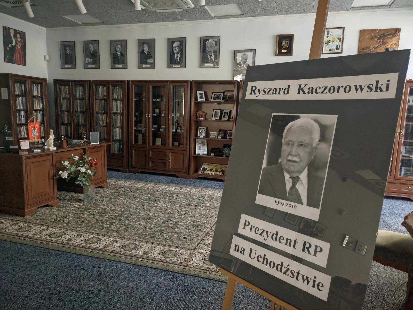 Gabinet Prezydenta Ryszarda Kaczorowskiego, fot. Hanna Kość