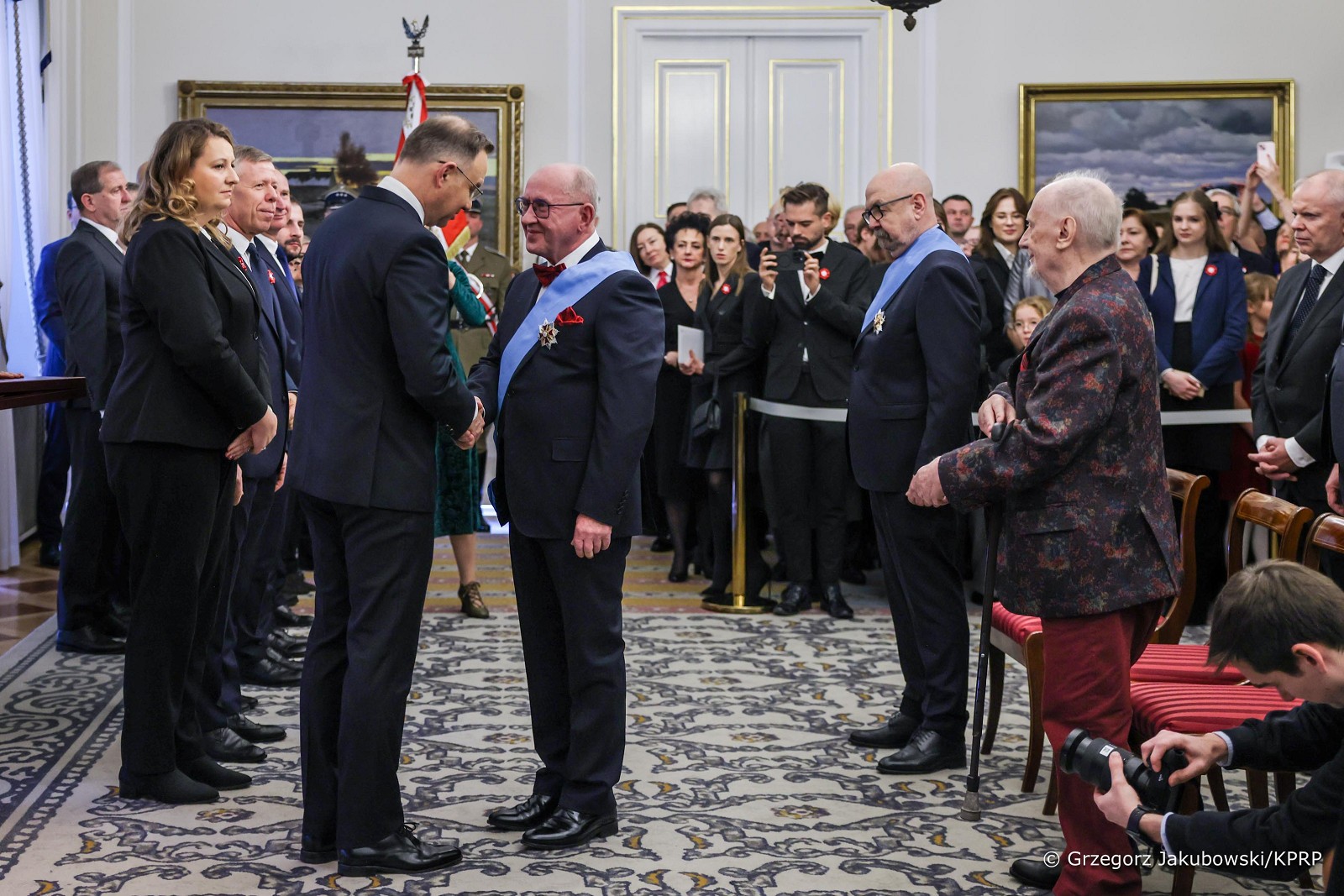 prof. Henryk Skarżyński odznaczony przez Prezydenta RP, fot. KPRP
