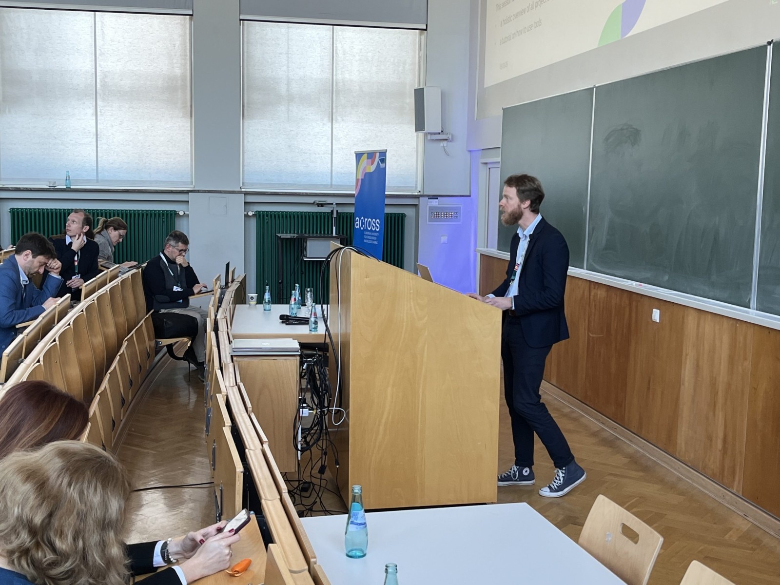 Sesja robocza o projekcie ACROSS na Uniwersytecie Technicznym w Chemnitz,  fot. Adam Jakuć
