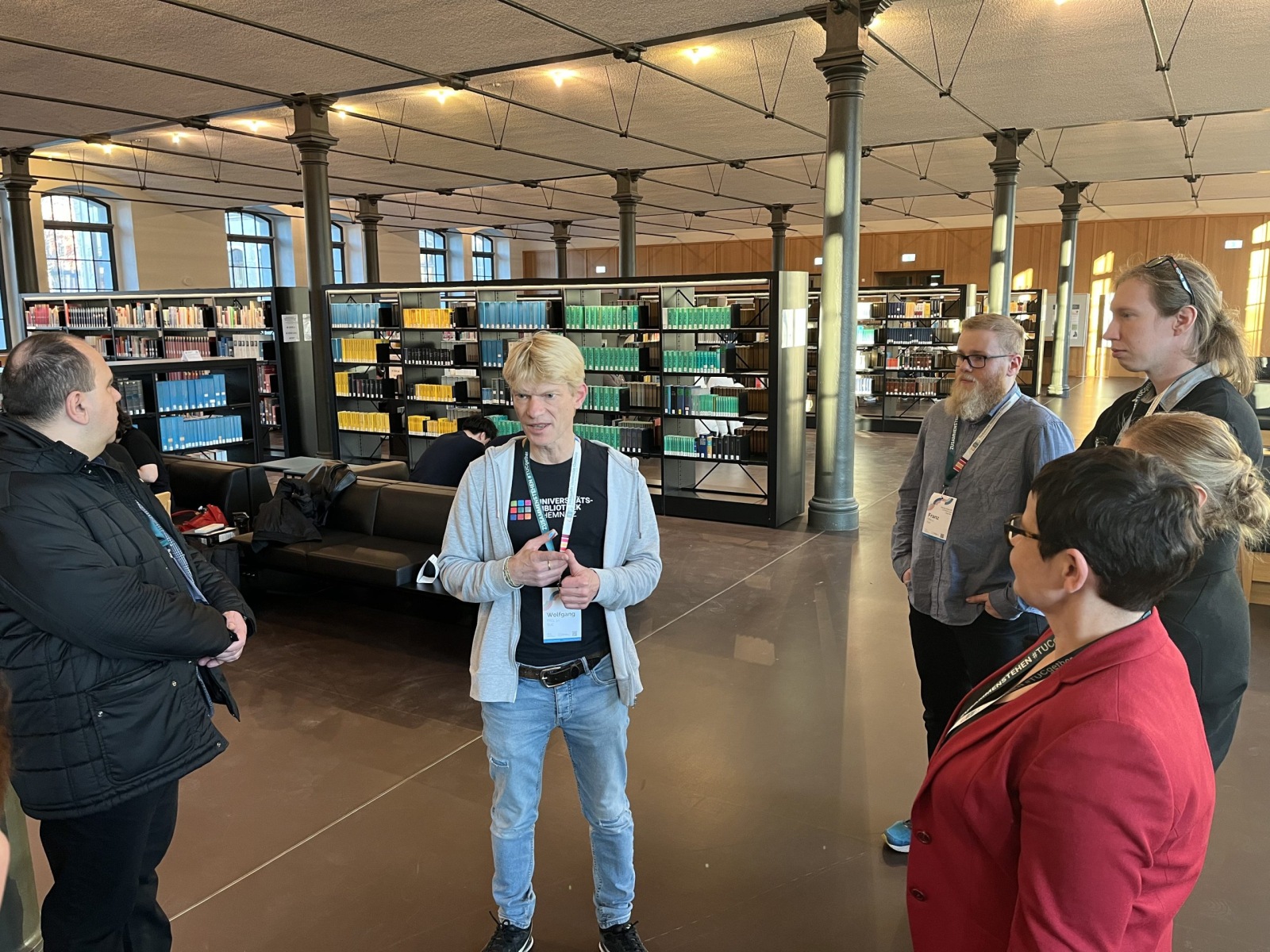 Spotkanie w Bibliotece Uniwersyteckiej w Chemnitz, fot. Adam Jakuć