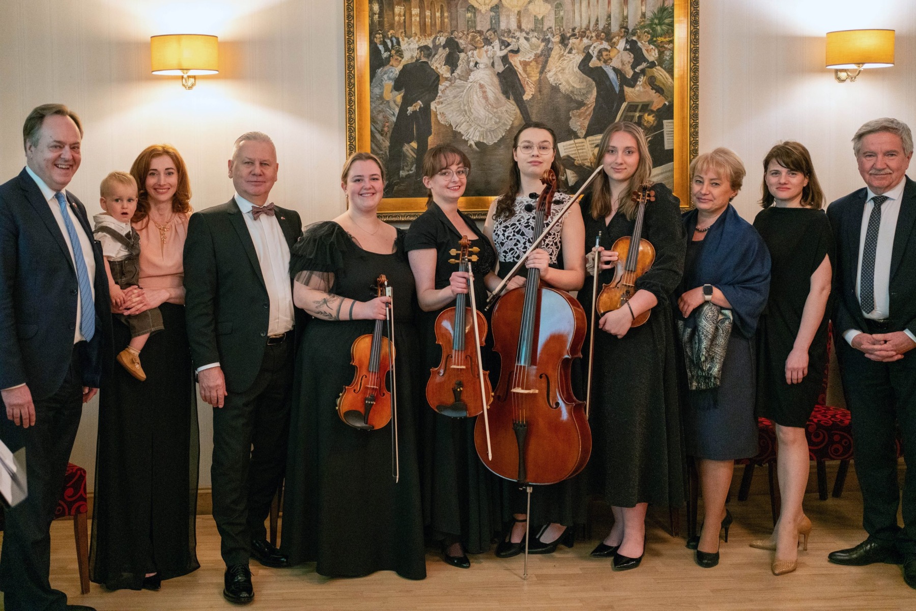 BIALYSTOK, 13.06.2025, HOTEL BRANICKI SIEDZIBA KONSULATU HONOROWEGO CHORWACJI W BIALYMSTOKU. OBCHODY DNI PANSTWOWOSCI I SIL ZBROJNYCH REPUBLIKI CHORWACJI. FOT. JAN MALEC.