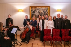 BIALYSTOK, 13.06.2025, HOTEL BRANICKI SIEDZIBA KONSULATU HONOROWEGO CHORWACJI W BIALYMSTOKU. OBCHODY DNI PANSTWOWOSCI I SIL ZBROJNYCH REPUBLIKI CHORWACJI. FOT. JAN MALEC.