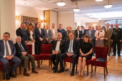 BIALYSTOK, 13.06.2025, HOTEL BRANICKI SIEDZIBA KONSULATU HONOROWEGO CHORWACJI W BIALYMSTOKU. OBCHODY DNI PANSTWOWOSCI I SIL ZBROJNYCH REPUBLIKI CHORWACJI. FOT. JAN MALEC.