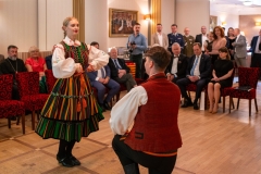 BIALYSTOK, 13.06.2025, HOTEL BRANICKI SIEDZIBA KONSULATU HONOROWEGO CHORWACJI W BIALYMSTOKU. OBCHODY DNI PANSTWOWOSCI I SIL ZBROJNYCH REPUBLIKI CHORWACJI. FOT. JAN MALEC.
