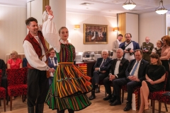 BIALYSTOK, 13.06.2025, HOTEL BRANICKI SIEDZIBA KONSULATU HONOROWEGO CHORWACJI W BIALYMSTOKU. OBCHODY DNI PANSTWOWOSCI I SIL ZBROJNYCH REPUBLIKI CHORWACJI. FOT. JAN MALEC.