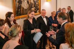 BIALYSTOK, 13.06.2025, HOTEL BRANICKI SIEDZIBA KONSULATU HONOROWEGO CHORWACJI W BIALYMSTOKU. OBCHODY DNI PANSTWOWOSCI I SIL ZBROJNYCH REPUBLIKI CHORWACJI. FOT. JAN MALEC.