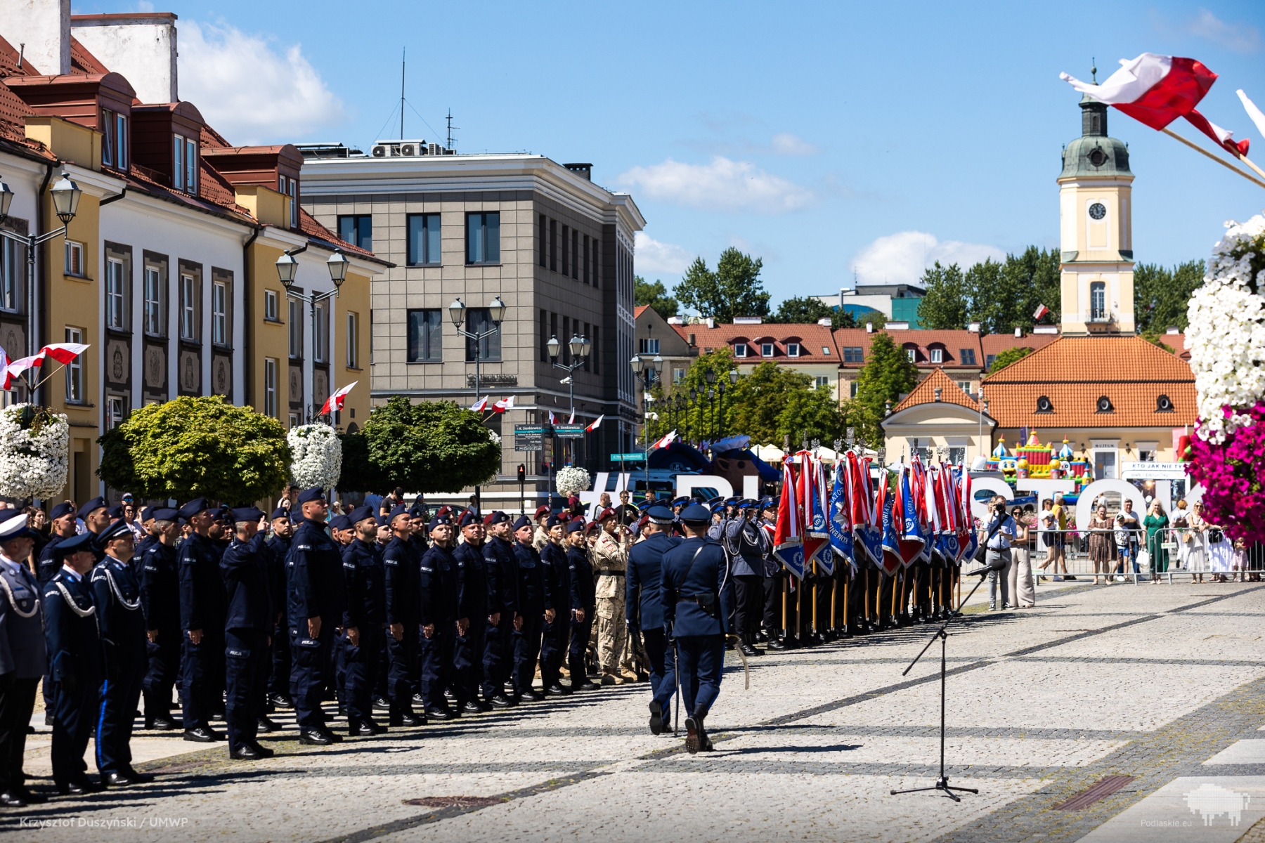 Święto Policji w Białymstoku, fot. Krzysztof Duszyński/UMWP
