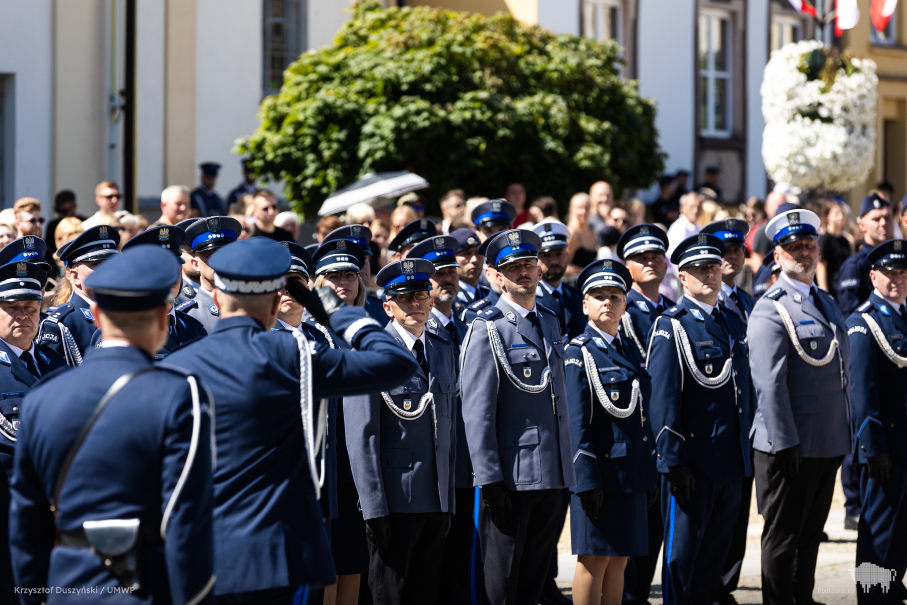 Święto Policji w Białymstoku, fot. Krzysztof Duszyński/UMWP
