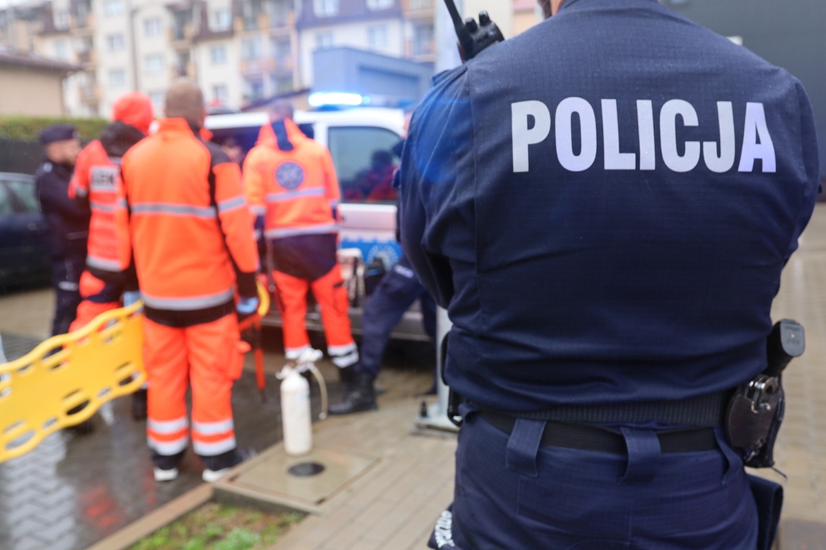 Szkolenie w komisariacie policji, źródło: KMP w Białymstoku
