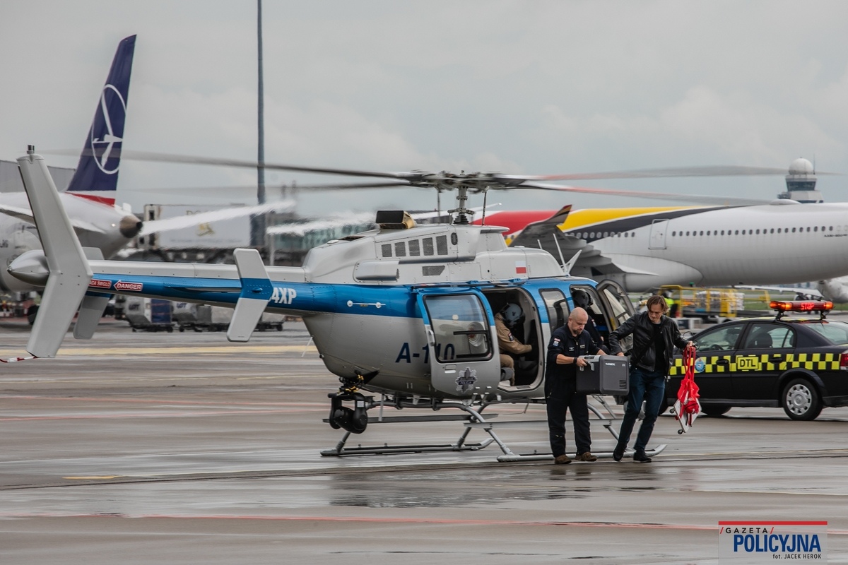 Transport serca do przeszczepu, fot. Jacek Herok/BKS KGP