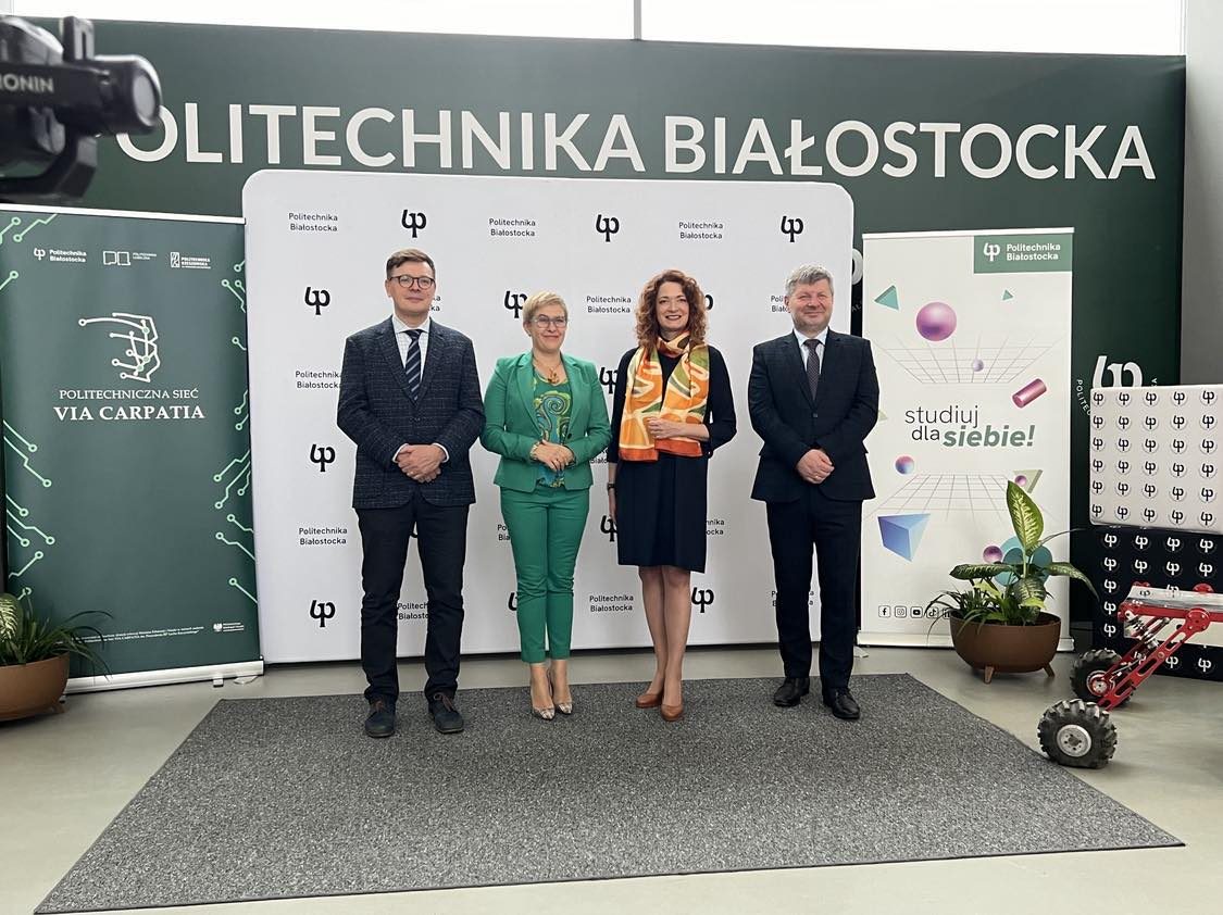 Politechniczna Sieć  Via Carpatia. Politechnika Białostocka. Fot. Ernest Wojcik