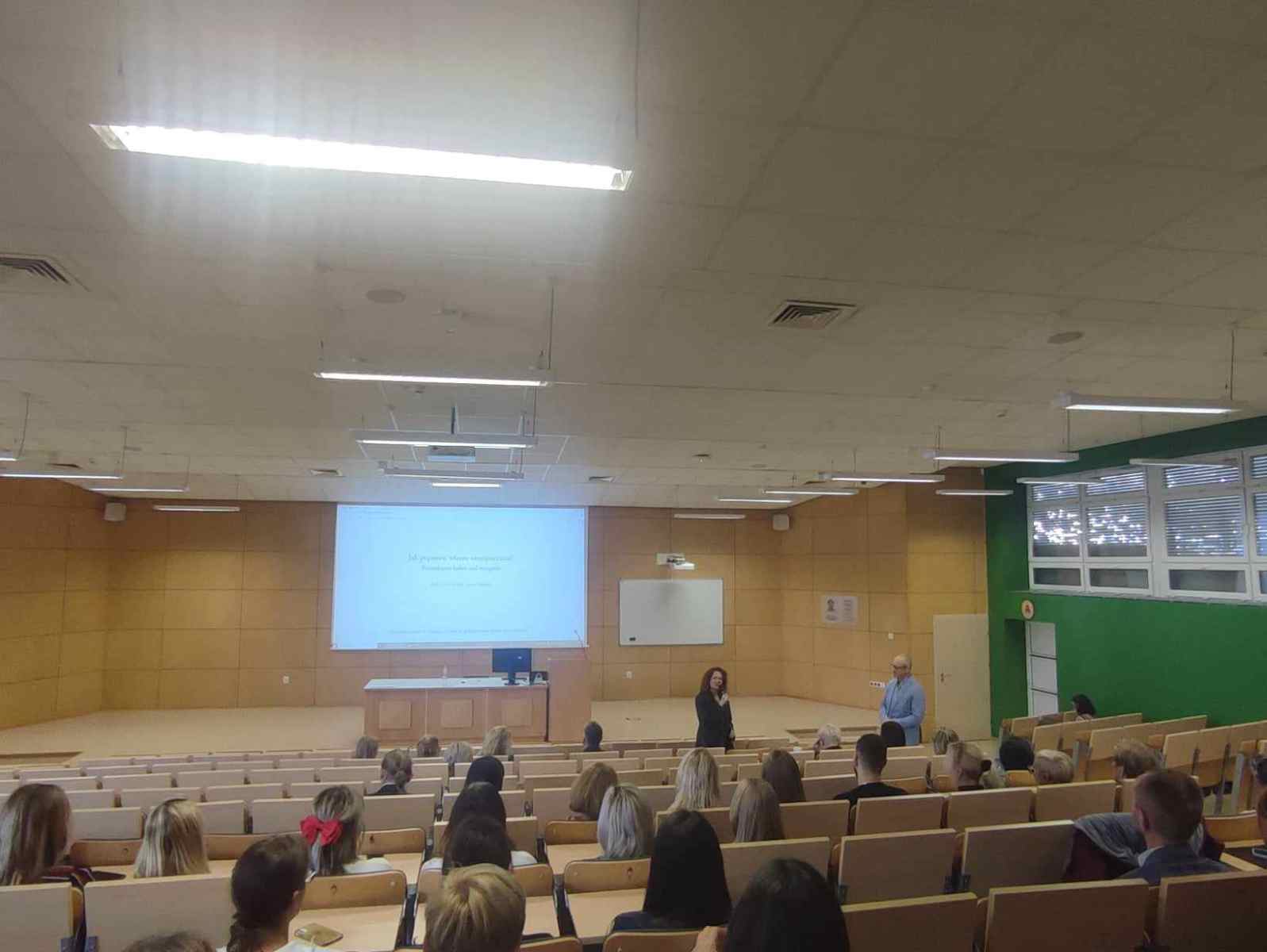 Wykład "Jak dbać o własne samopoczucie", fot. Hanna Kość