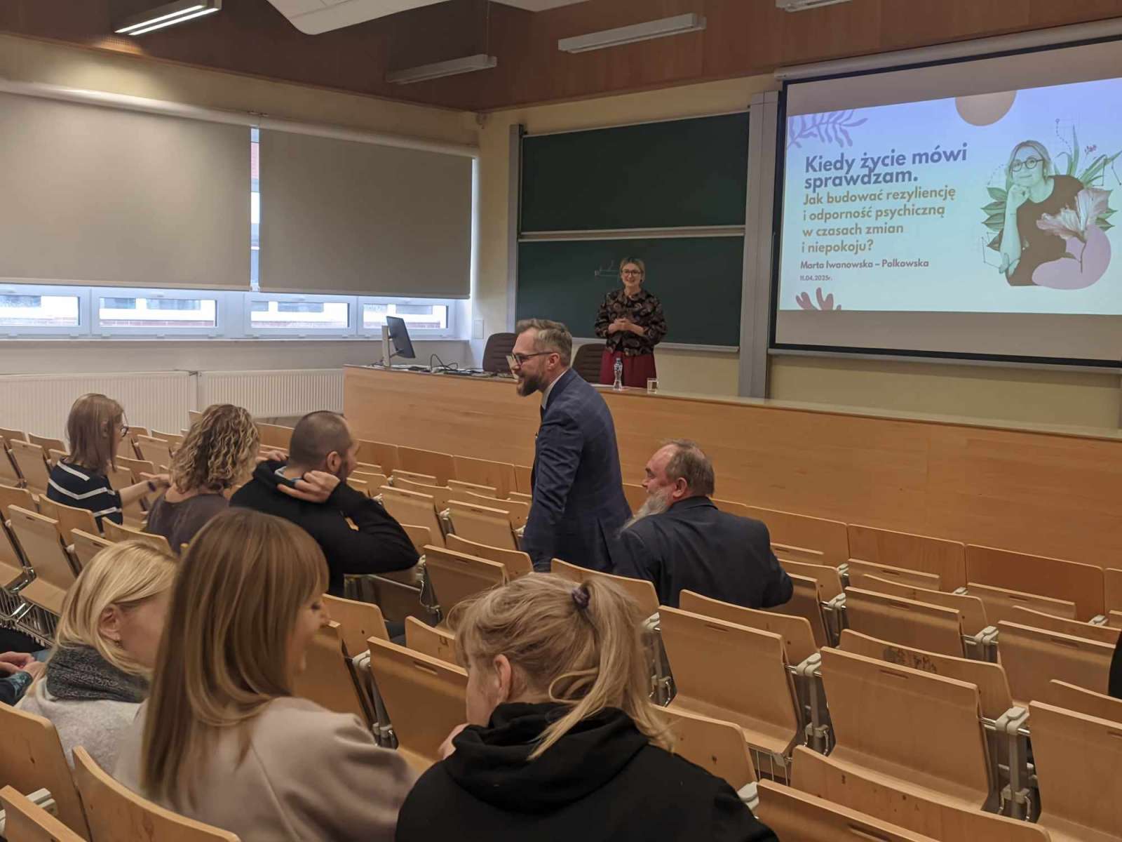 Wykład Kiedy życie mówi sprawdzam, fot. Hanna Kość