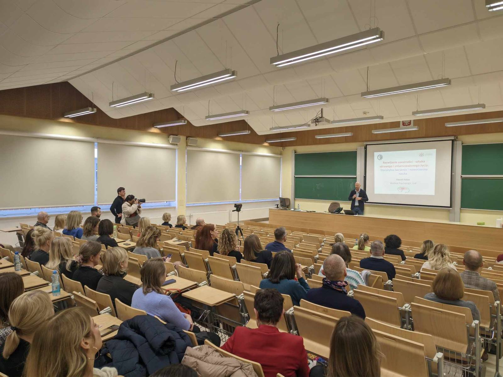 Wykład "Rozwijanie uważności", fot. Hanna Kość