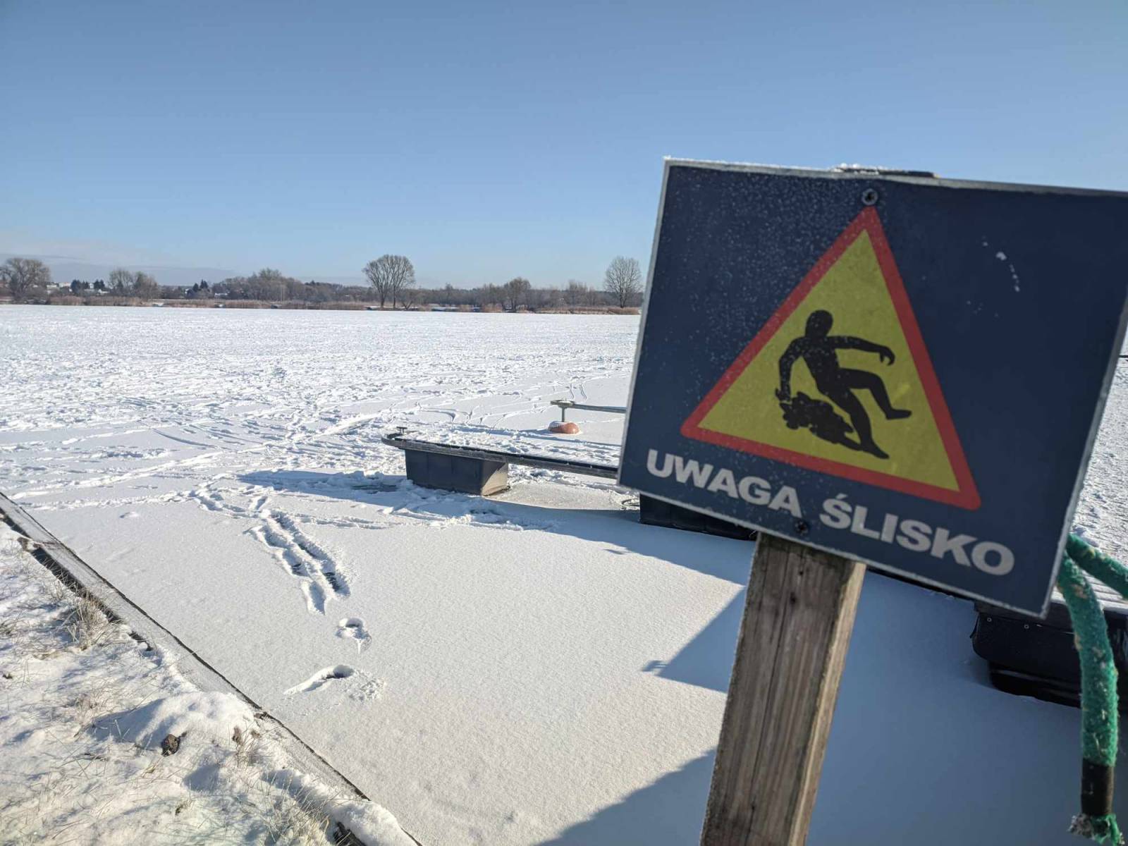 Zamarznięty Zalew Dojlidy, fot. Hanna Kość